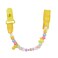 FACTORY PRICE- Simple Beaded Pacifier Clips - Yellow