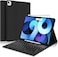 Ntech iPad Pro 11 Case With Keyboard 2020/2018, Bluetooth Keyboard For iPad Pro 11&quot; 2Nd Gen/Air 4th Generation 10.9 2020 / Pro 11 3Rd Gen, Removable Keyboard Pencil Holder &amp; Smart Cover For iPad 10.9