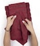 Towel Set Luxury Hotel Quality 600 GSM 100% Genuine Combed Cotton, Super Soft &amp; Absorbent Family Bath Towels 6 Piece Set - 2 Bath Towels, 2 Hand Towels, 2 Washcloths - Burgundy Red