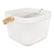 Home Pro Plastic Mesh Basket With Handle White And Brown