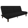 In House Maria 2 In 1 Sofabed Velvet Upholstered - Black
