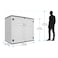 Cameltough Outdoor Garden Storage Cabinet, 135L X 84W X 119H cm, Heavy Duty, Multipurpose Storage Shed For Home, Garden, Office And Workshop, Weather-Resistant, CT636