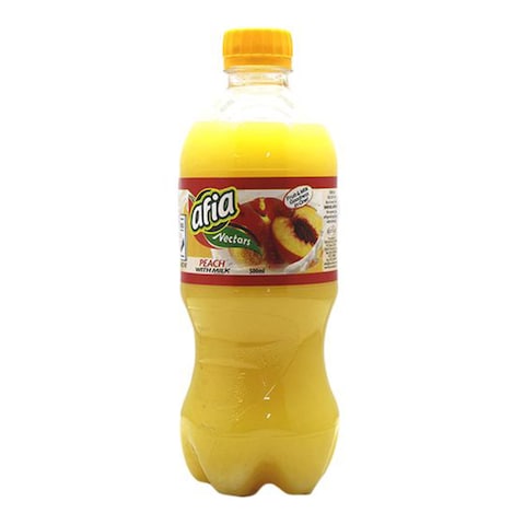 Afia Peach With Milk Nectars Drink 500Ml