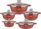 Buy COOKWARE SET OF GRANITE MATERIAL 10 PIECES in UAE