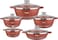 COOKWARE SET OF GRANITE MATERIAL 10 PIECES