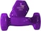 Vinyl Dumbbells Set EM-9219-1 Non-Slip 1KG x2 Hex Shape Weights for Home Gym &amp; Fitness