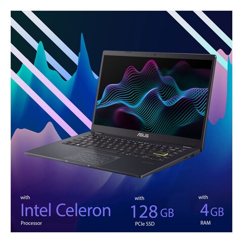 ASUS E410 Laptop With 14-Inch Display Celeron N4020 Processor 4GB RAM 128GB SSD 4GB 