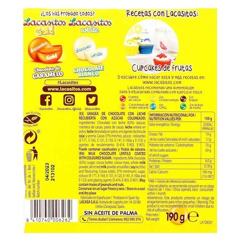 Lacasitos Chocolate Crunchy - 190 gram