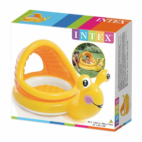 Intex Baby Pool - Lazy Snail Shape - 145 x 102 x 74cm