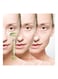 Generic - Anti-Wrinkle Jade Roller With Gua Sha Board Green/Silver