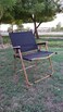 
LANNY Portable Folding Camping Chair Fishing Camping Chair with Wooden Handle Aluminum Bracket Stable - Outdoor Picnic Chair For BBQ Beach Chair BLACK