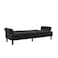 In House Nutella 2 In 1 Sofabed Velvet Upholstered - Black