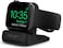 Spigen S350 Stand Designed for Apple Watch Charger Stand Series 7/6/SE/5/4/3/2/1 (45mm,44mm,42mm,41mm,40mm,38mm) Durable TPU with Non-Slip Stable Base - Black