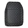 Premium Quality, Can Floor Mat High Quality Rexine Universal Can Floor Mat for Car - Black - 5 Pcs Set