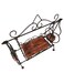 Home Decoration Hand Made Carved Decorative Swing Black/Brown 35cm