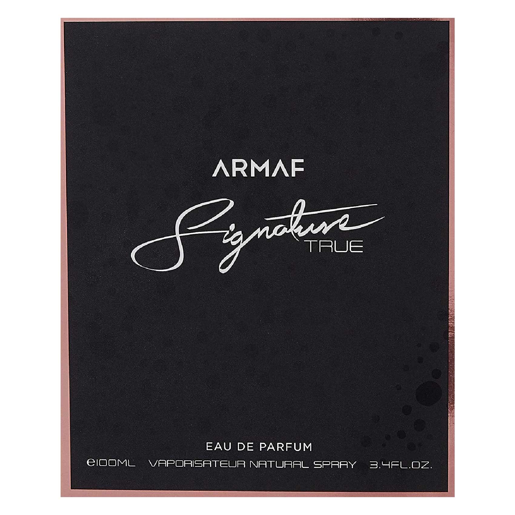 Buy ARMAF SIGNATURE TRUE WOMEN 100ML Online Carrefour Kenya