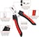 Bear Pet Dog Cat Nail Clipper and Trimmer with Safety Guard to Avoid Over-Cutting Nails &amp; Free Nail File