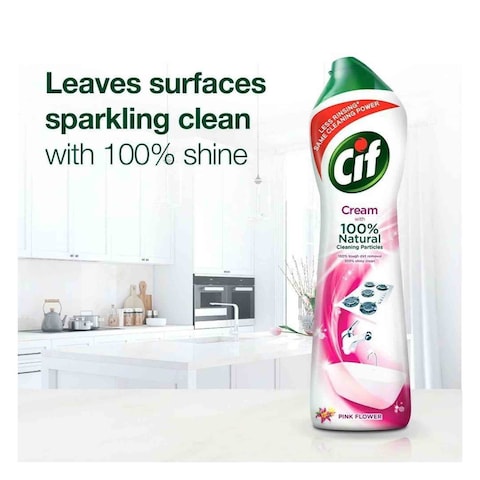 CIF CREAM CLEANER PINK FLOWER500ML