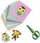 Jmd 120Pcs Of Colorful Children Paper Folding, Paper Cutting Cartoon Origami Paper Making Educational Toys Fun Cut Paper