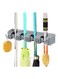 Generic Wall Mounted Mop And Broom Holder Multicolour