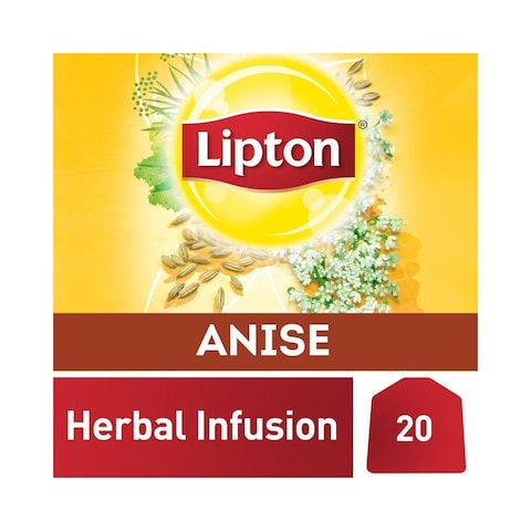 Lipton Yellow Anise Flavour Herbal Tea Bags - 20 Sachets