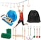 ULTIMAX Ninja Obstacle Course Kit Ninja Obstacle Course for Kids Outdoor Ninja Warrior Training Equipment Backyard Monkey Bar
