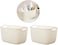 Aiwanto 4 Pcs Kitchen Storage Box Home Storage Box Bathroom Shelf Storage Box Storage Plastic Containers