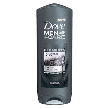 Dove Men + Care Charcoal And Clay Elements Body And Face Wash 532ml