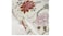 جينيريك  غطاء وسادة، أبيض عاجي/نمط زهور، مقاس 50x50 سم