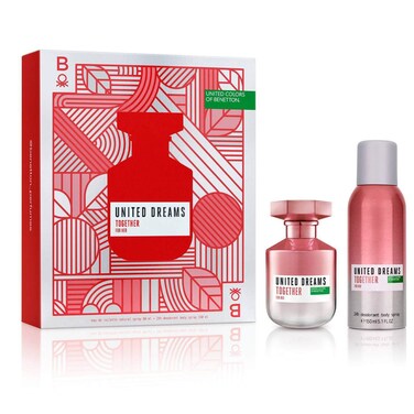Benetton United Dreams Together For Her (W) Set Edt 80ml + 24h Deodorant 150ml