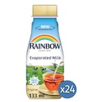 Buy Rainbow Evaporated Milk 133ml Pack of 24 in UAE