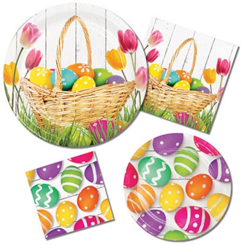 Basket Bounty Dinner Plates 8.75in 8ct