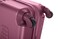 Senator Hard Case Cabin Suitcase Luggage Trolley For Unisex ABS Lightweight Travel Bag with 4 Spinner Wheels KH1075 Maroon