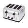 BLACK+DECKER 4 Slice Stainless Steel Cool Touch Toaster with Crumb Tray Silver ET304-B5 2