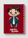Lowha Spiral Notebook With 60 Sheets And Hard Paper Covers With Squid Game Character Design, For Jotting Notes And Reminders, For Work, University, School