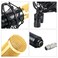 Docooler - BM800 Condenser Microphone Lit Pro Audio Studio Recording &amp; Brocasting Adjustable Mic Suspension Scissor Arm Pop Filter Silvery+Grey