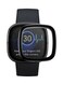 Fitme واقي شاشة ثلاثي الأبعاد مكون من 4 قطع لهاتف Fitbit Versa 3 / Fitbit Sense أسود