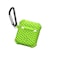 Generic Protective Silicone Airpods Case Casual With Carabiner, Green