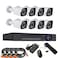 XBW - 8Channel CCTV security Kit 1080P/2.0MP 1920X1080 Camera 8CH Surveillance DVR kit with 8pcs 2.0mp 1080P Metal Outdoor Bullet Camera Alarm System&amp;P2P Home Security(Not HDD)