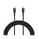 Aukey Black 1.8 Mitre Usb C To Lightning
