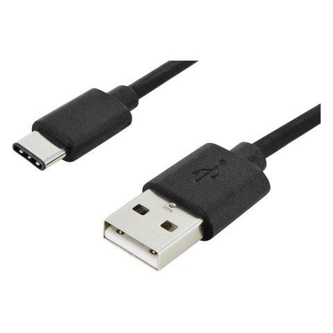 إدنت USB 2.0 سلك توصيل نوع سي بطول 1.8 متر - أسود
