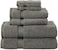 Comfy 6 Piece Highly Absorbent Combed Cotton 550 GSM Hotel Quality Towel Set - Charcoal Grey