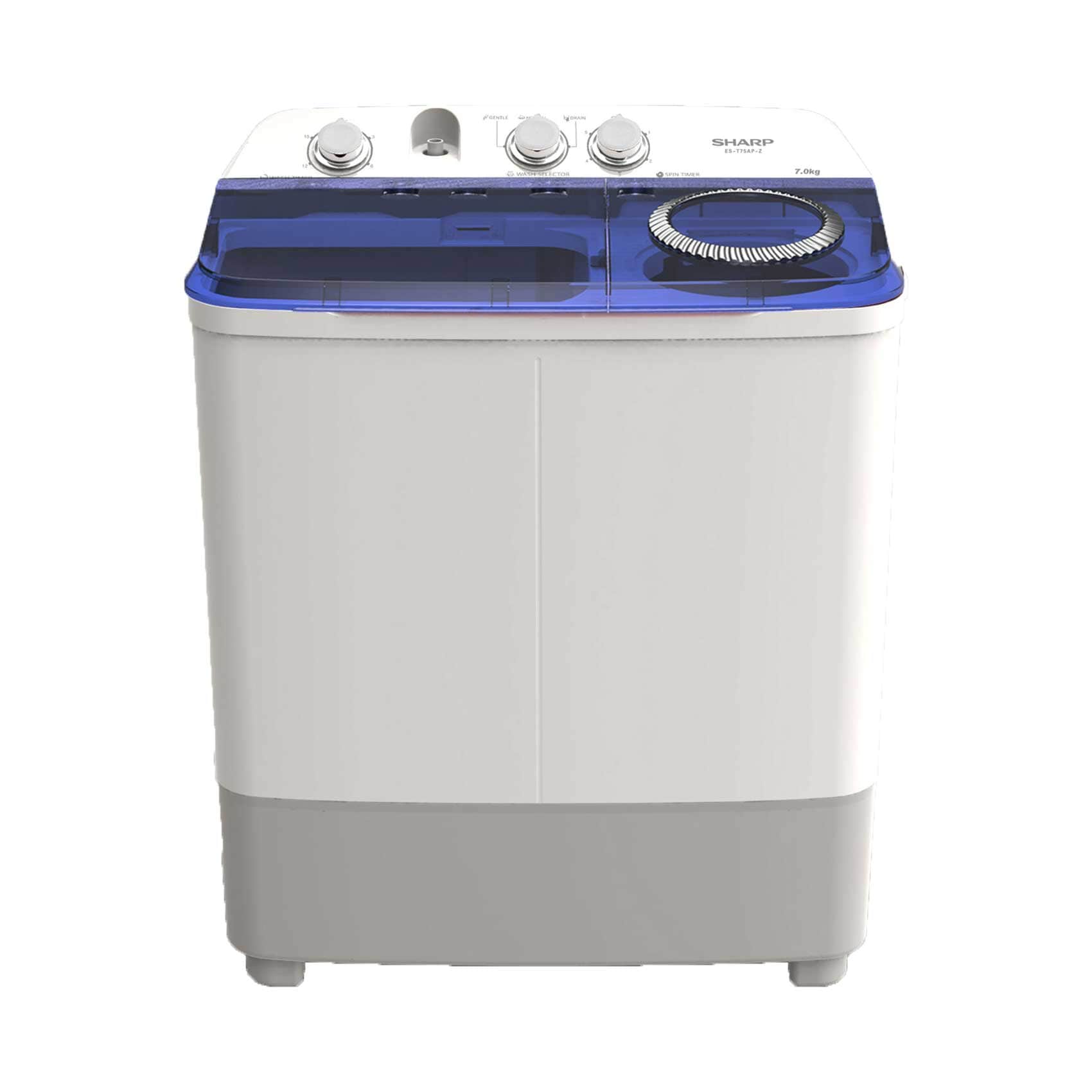 Buy Sharp Top Load Washing Machine Semi-Automatic ES-T75A-Z 7Kg White Online | Carrefour Qatar Buy Sharp Top Load Washing Machine Semi-Automatic ES-T75A-Z 7Kg White Online | Carrefour Qatar