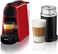 Nespresso Essenza Mini Coffee Machine With Aeroccino, Ruby Red