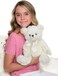 Bearington Collection Aspen White Plush Stuffed Animal Teddy Bear, 15.5 Inches