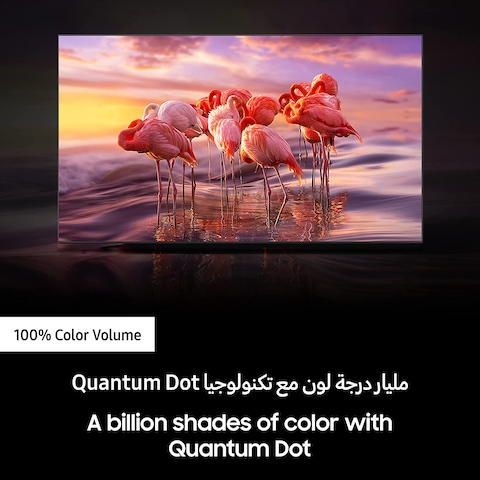 Samsung 85 Inch Smart TV QLED 4K Q60B Quantum HDR Object Tracking Sound Lite Black (2022)