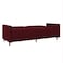 In House Leen 2 In 1 Sofabed Linen Upholstered - Burgundy