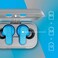 SkullCandy Dime True Wireless In-Ear Earbuds With Charging Case Light Grey/Blue