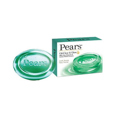 Pears Oil Clear And Glow Soap 125g x4 Green