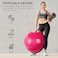 H PRO Half Yoga Ball / Exercise  Equipment for Home Gym or Gym Workout - Yoga, Strength, Sports Training &amp; Physical Therapy